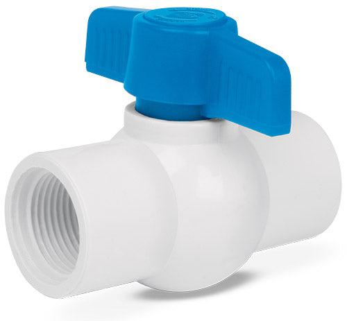 VALVULA ESFERA 1/2" DE PVC ROSCABLE