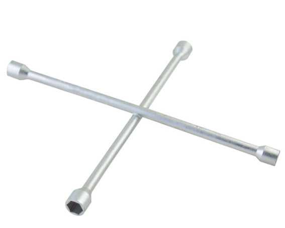 LLAVE DE CRUZ CROMADA 14" FOY