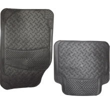 TAPETES DE PVC PARA AUTO, COLOR NEGRO