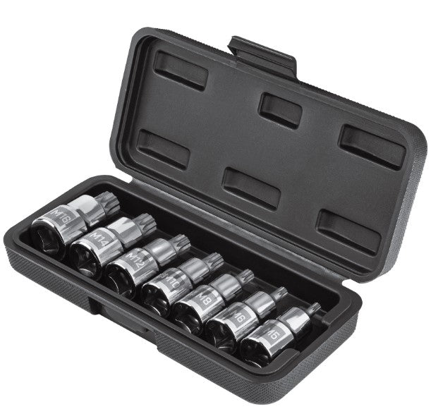 JUEGO DE DADOS 7PZ PUNTA CORTA BRISTOL EN ESTUCHE