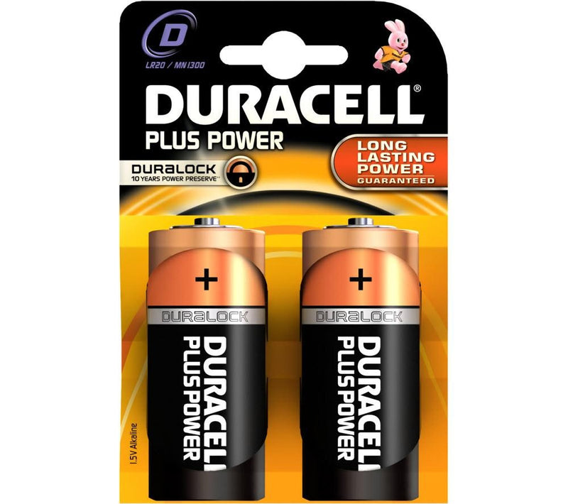 PILA ALCALINA DURACELL "D" CON 2 PILAS   (1300 B2)