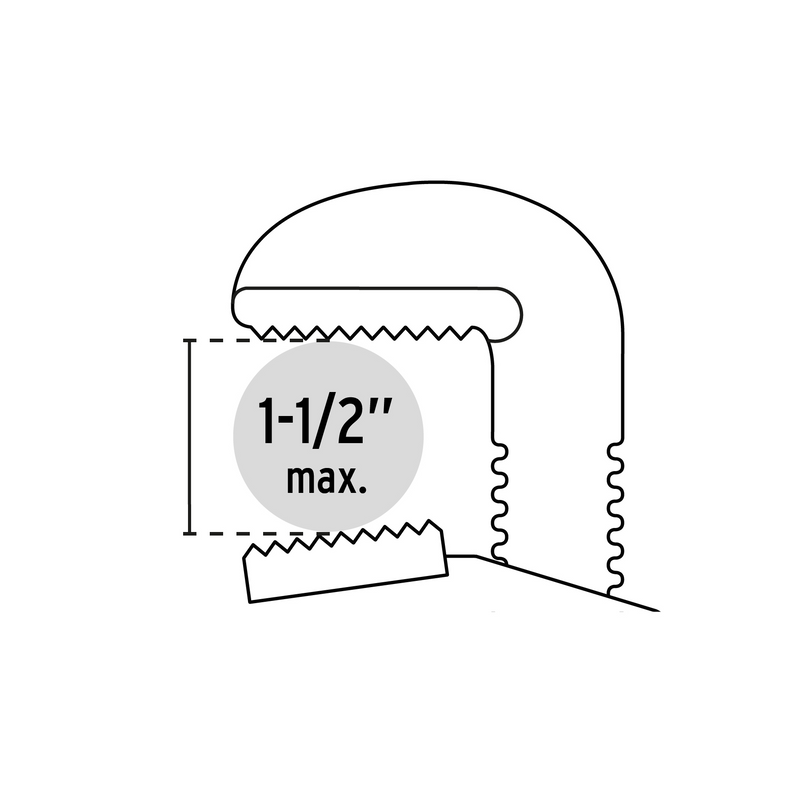 LLAVE P/TUBO STILLSON DE 14", PRETUL