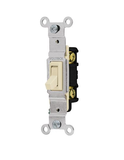 APAGADOR SENCILLO, COLOR MARFIL VOLTECK