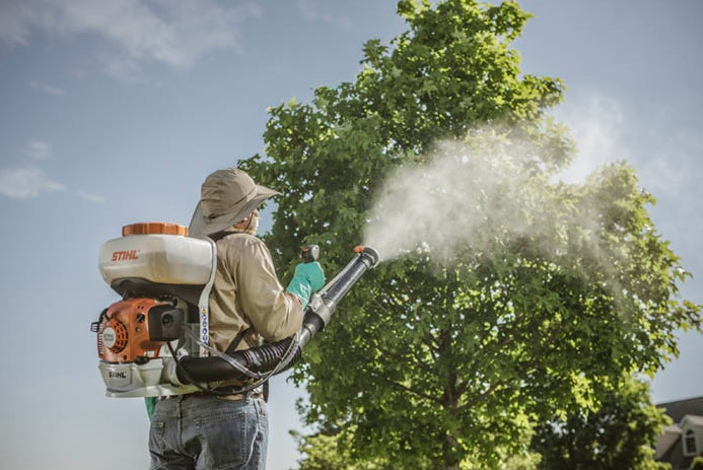 FUMIGADOR TIPO MOCHILA, MOTOR A GASOLINA,  STIHL SR200