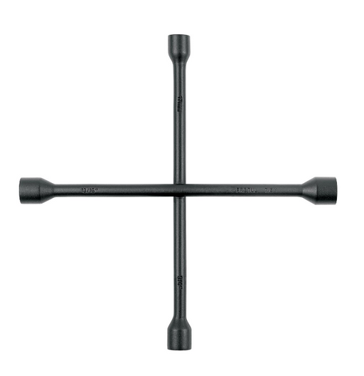 Llave de cruz para auto PRETUL 14" color negro.