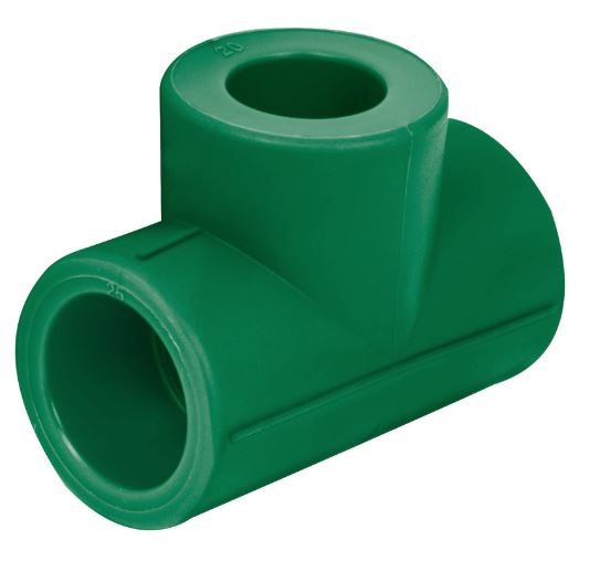 TEE DE PPR REDUCIDA, 3/4"X1/2"X1/2", 25X20X20 mm