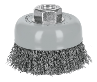 CARDA COPA DE ALAMBRE 3" ONDULADO FINO MULTI-ROSCA TRUPER