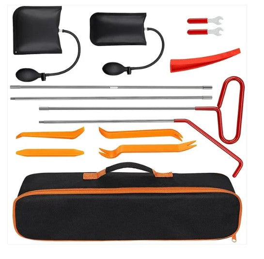 KIT DE HERRAMIENTAS PARA APERTURA DE AUTOS 14 PIEZAS