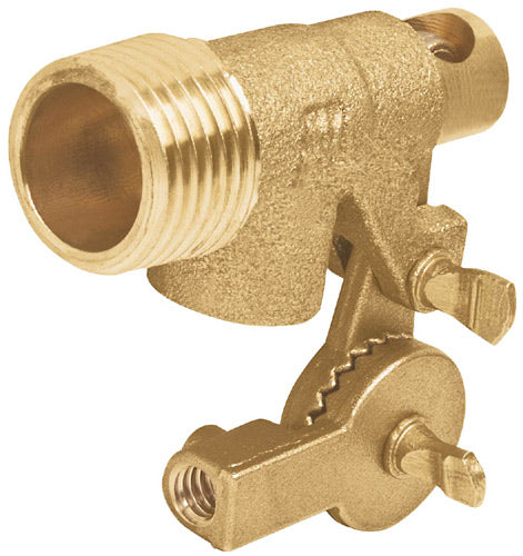 VALVULA PARA FLOTADOR, DE LATON 1/2"