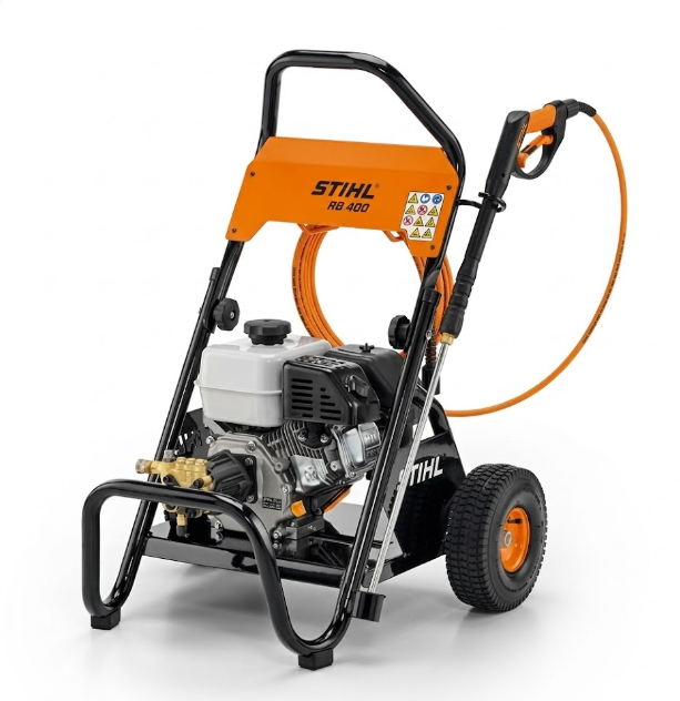 HIDROLAVADORA CON MOTOR A GASOLINA STIHL RB400, 2700 PSI