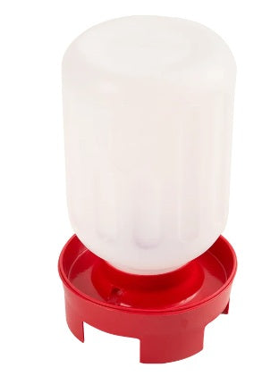 BEBEDERO VITROLERO DE 4 LITROS CON BASE