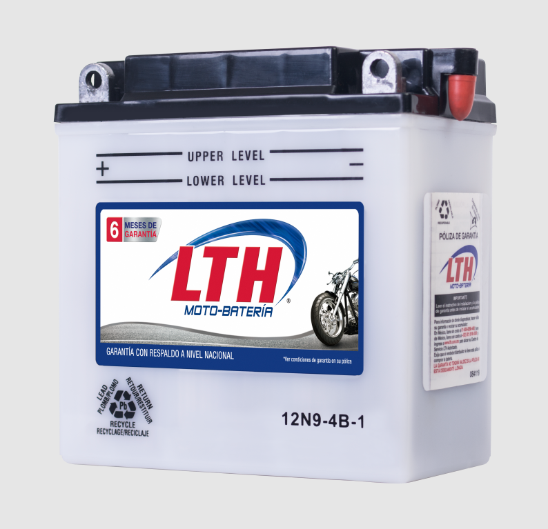 MOTO-BATERIA LTH DE 9 AMPERS/H (12N9-4B-1)
