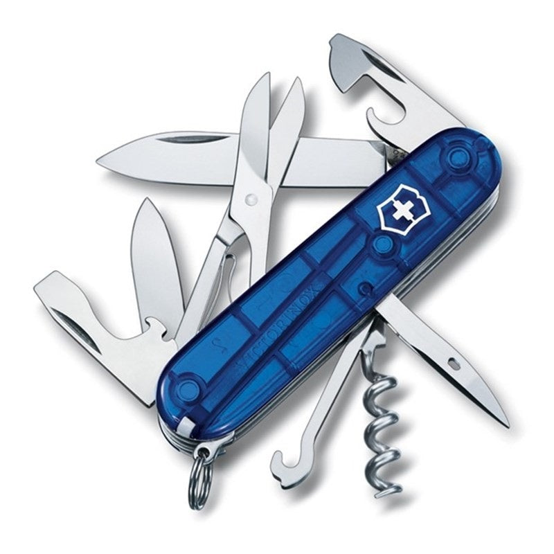 NAVAJA CLIMBER AZUL TRANSPARENTE 14 USOS VICTORINOX