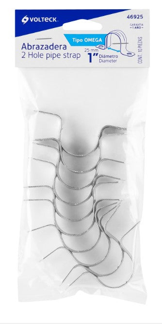 ABRAZADERA DE TUBO TIPO OMEGA 1', VOLTECK