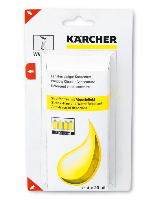 DETERGENTE CONCENTRADO WV50 4X20 ML 20 ML KARCHER
