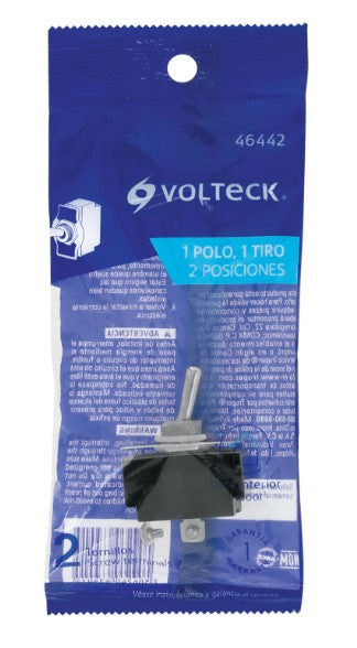 INTERRUPTOR DE PALANCA 2 TORNILLOS VOLTECK