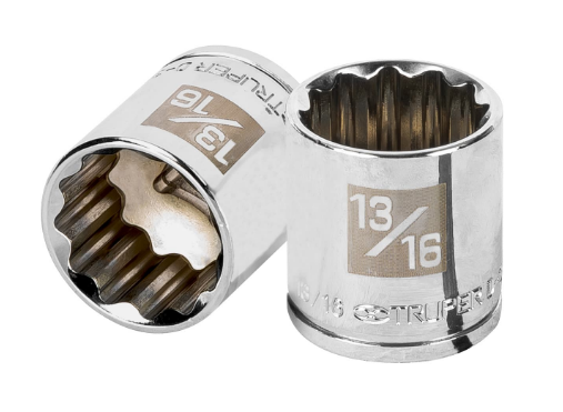 DADO DE 13/16", CUADRO DE 3/8", 12 PUNTAS, D-3826