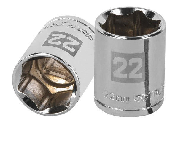DADO DE 22 mm, CUADRO DE 1/2", 6 PUNTAS, D-1222-M