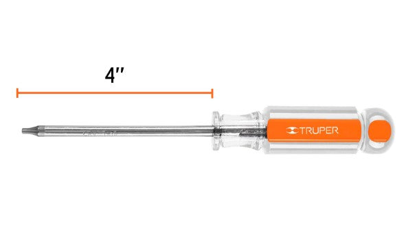 DESARMADOR PUNTA TORX T15 MANGO DE ACETATO TRUPER