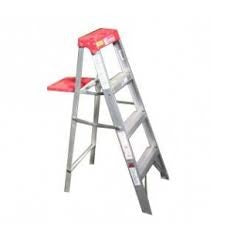 ESCALERA DE TIJERA, ALUMINIO TIPO III COMERCIAL 90 KG