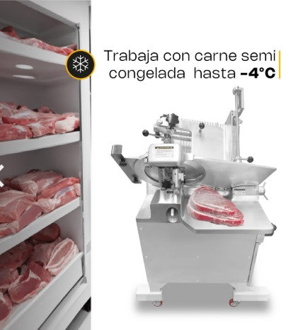 REBANADORA AUTOMATICA PARA CARNE SEMICONGELADA 363 mm