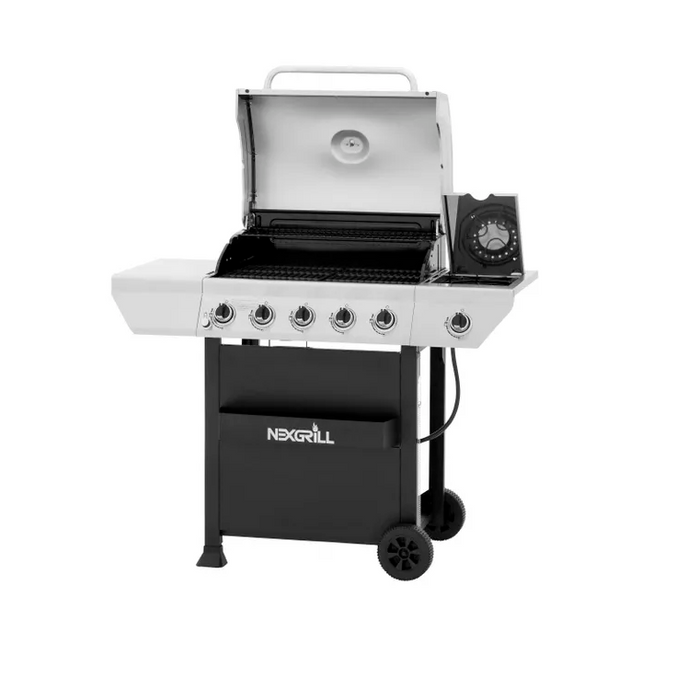 ASADOR DE GAS NEXGRILL, DE ACERO INOXIDABLE, 5 QUEMADORES