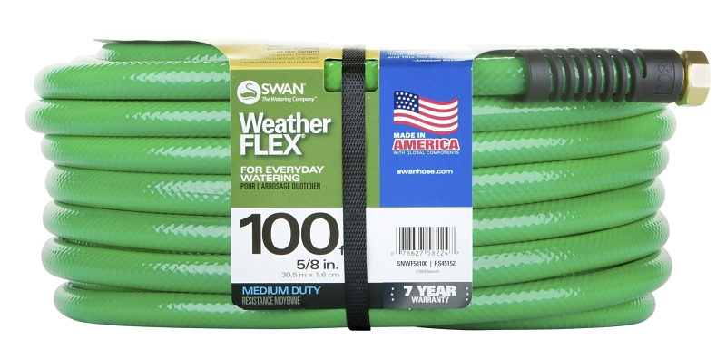 MANGUERA PARA JARDIN 5/8", 30.5 m, 100 ft WEATHERFLEX
