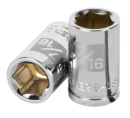 DADO DE 7/16", CUADRO DE 3/8", 6 PUNTAS, D-3814-H