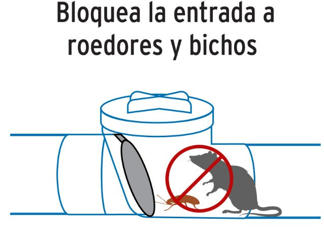 VALVULA ANTIRRETORNO DE ABS DE 6" FOSET