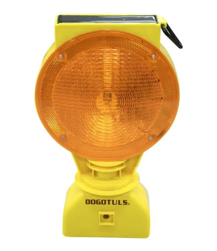 LAMPARA DESTELLO SOLAR DE 7" BARRICADA