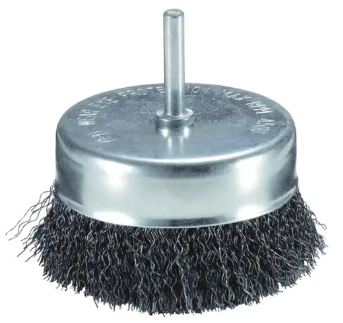 CARDA COPA DE ALAMBRE 2 1/2" ZANCO 1/4" P/TALADRO