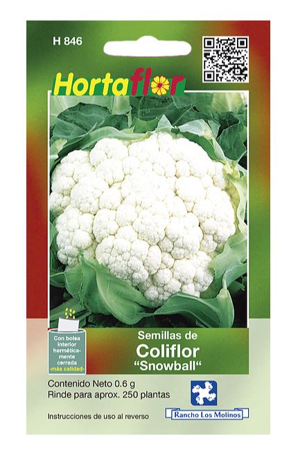 SOBRE DE SEMILLAS DE COLIFLOR HORTAFLOR, CONTENIDO DE .6G