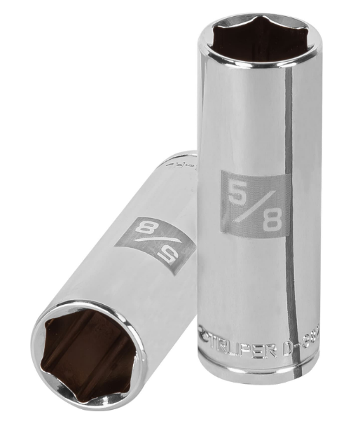DADO DE 5/8", CUADRO DE 3/8", 6 PUNTAS LARGO, D-3820-HL