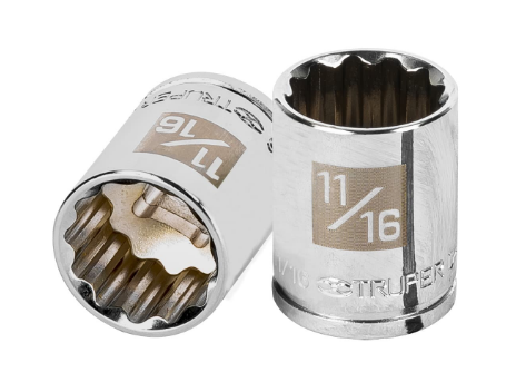 DADO DE 11/16", CUADRO DE 3/8", 12 PUNTAS, D-3822