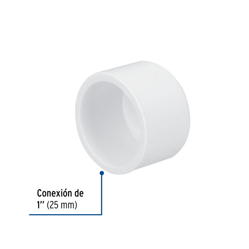TAPON DE PVC, 1"