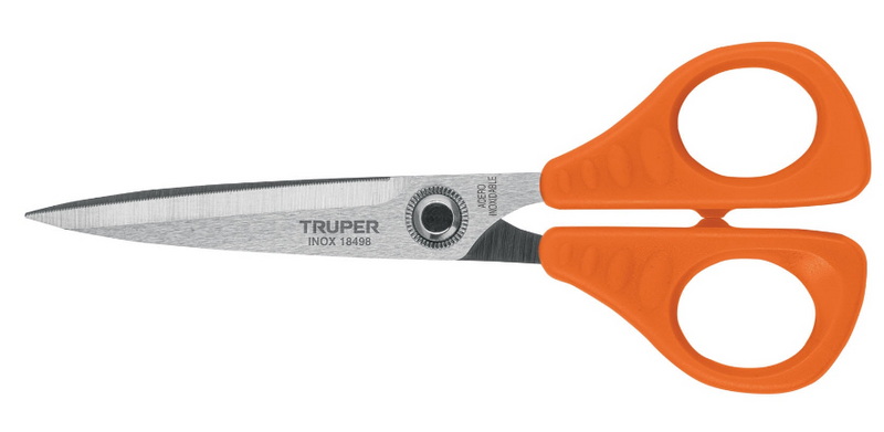 TIJERA PARA OFICINA 6-1/2', DE ACERO INOXIDABLE