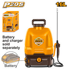 FUMIGADORA TIPO MOCHILA A BATERIA 16 LTS 20 VOLTS 1,35 L/MIN