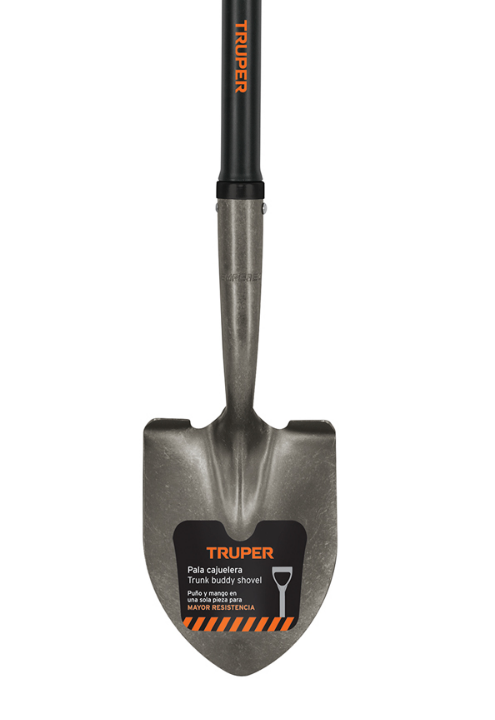 PALA CAJUELERA REDONDA, PUÑO 'D', MANGO FIBRA DE VIDRIO