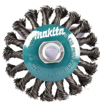 CARDA CIRCULAR CONCAVA DE ALAMBRE TRENZADO 4-1/2" 5/8"-11UNC