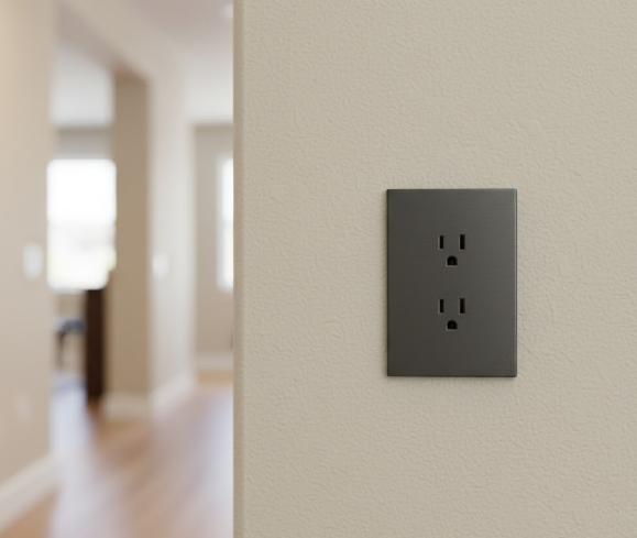 TOMACORRIENTE DOBLE FONTANA 127 V / 15 A PLASTICO ABS GRIS