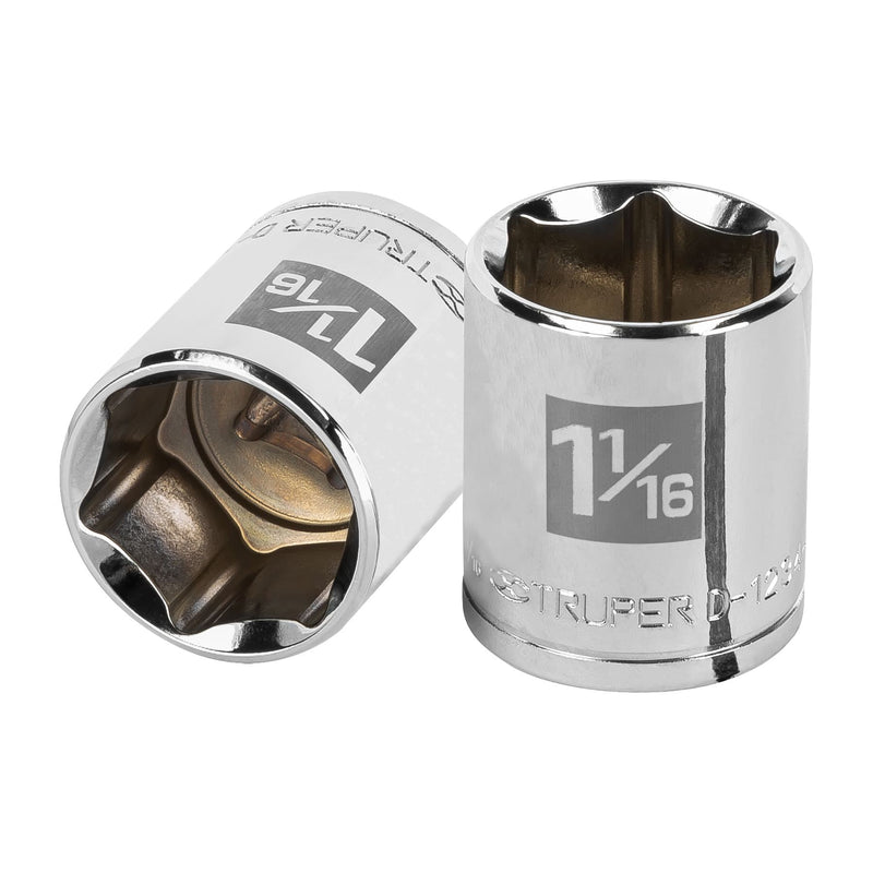 DADO DE 1-1/16", CUADRO DE 1/2", 6 PUNTAS, D-1234-H