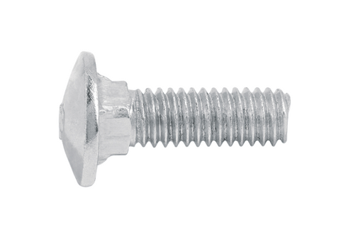 Tornillo tipo coche galvanizado con cabeza hexagonal y rosca