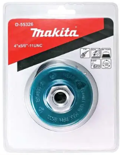 CARDA COPA DE ALAMBRE TRENZADO 4" 5/8"
