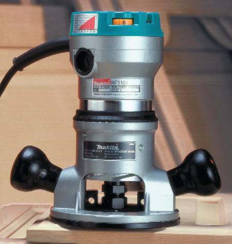 ROUTER  1/2", 1.100 W, 24000 RPM, ADAPTADOR DE 1/2 Y 1/4