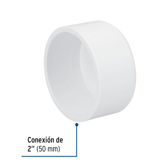 TAPON DE PVC, 2"