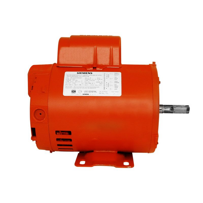 MOTOR ELECTRICO SIEMENS, MONOFASICO DE 1-1/2HP Y TENSION ALTA (1RF20000DA504AA1)