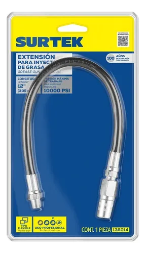 MANGUERA PARA INYECTOR DE GRASA DE 12" SURTEK