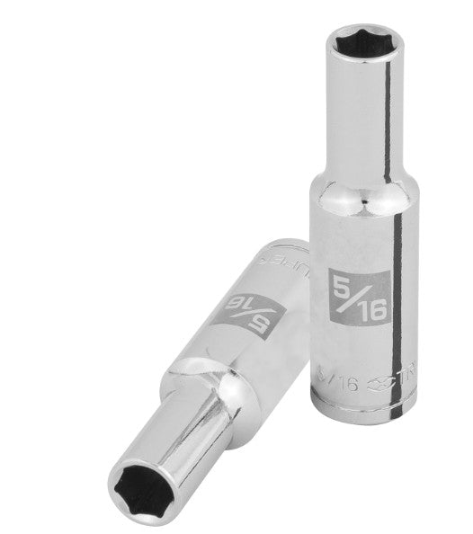 DADO DE 5/16", CUADRO DE 3/8", 6 PUNTAS LARGO, D-3810-HL