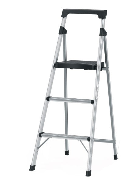 ESCALERA TUBULAR 3 PELDAÑOS PLEGABLE DE ALUMINIO TRUPER