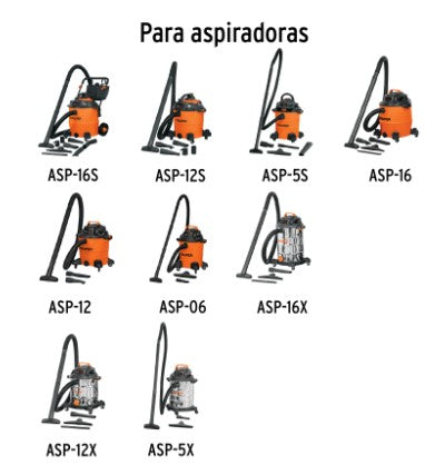 FILTRO DE CARTON P/ASPIRADOR 6,12 Y 16 GALONES TRUPER